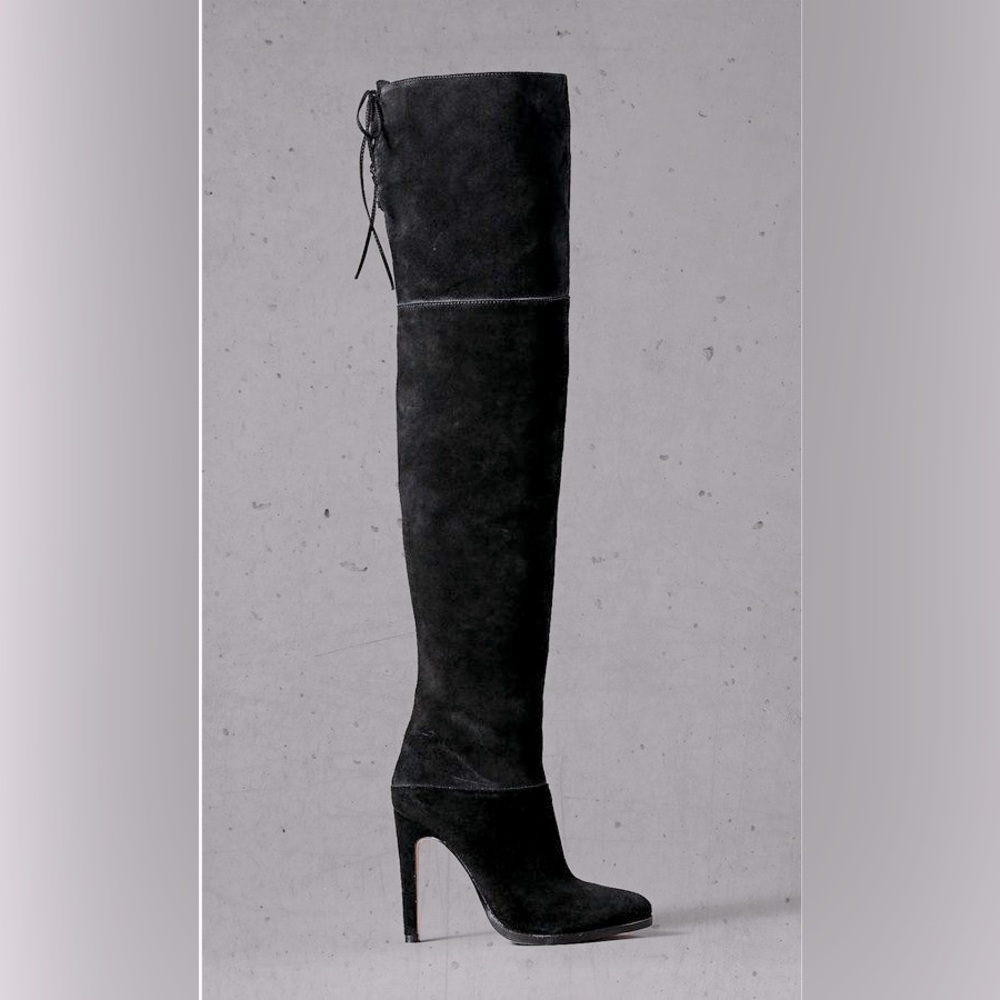 Express Edition Suede Thigh High Boots